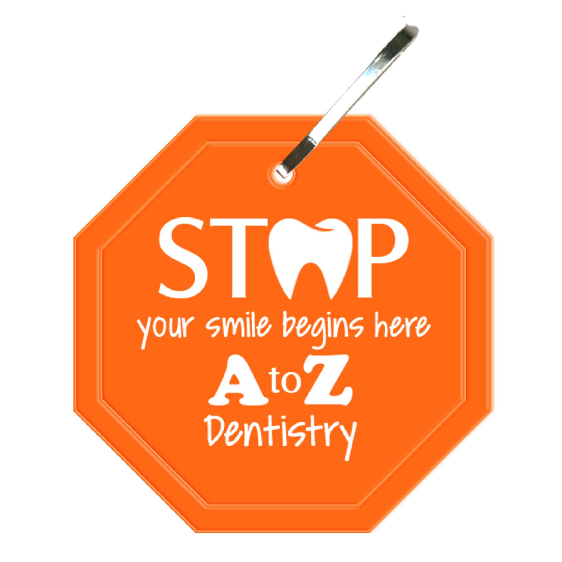 Fluorescent Orange Imprinted